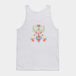 Midsummer Festival Flowers Garland Tank Top